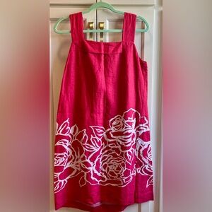 Women’s John Paul Richard Sun Dress.  Pink & White Size Medium.NWT